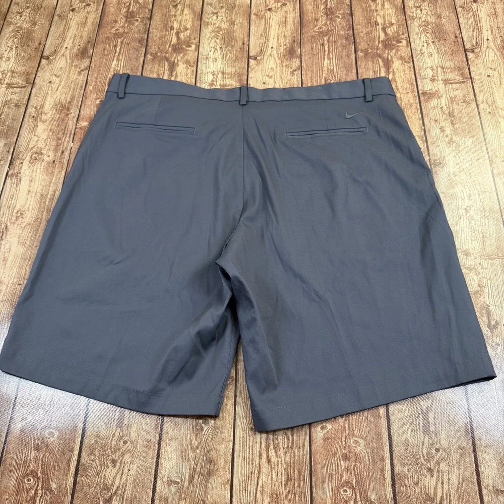 Nike Dri Fit Golf Shorts Mens 40 Gray Standard Fit Performance Stretch